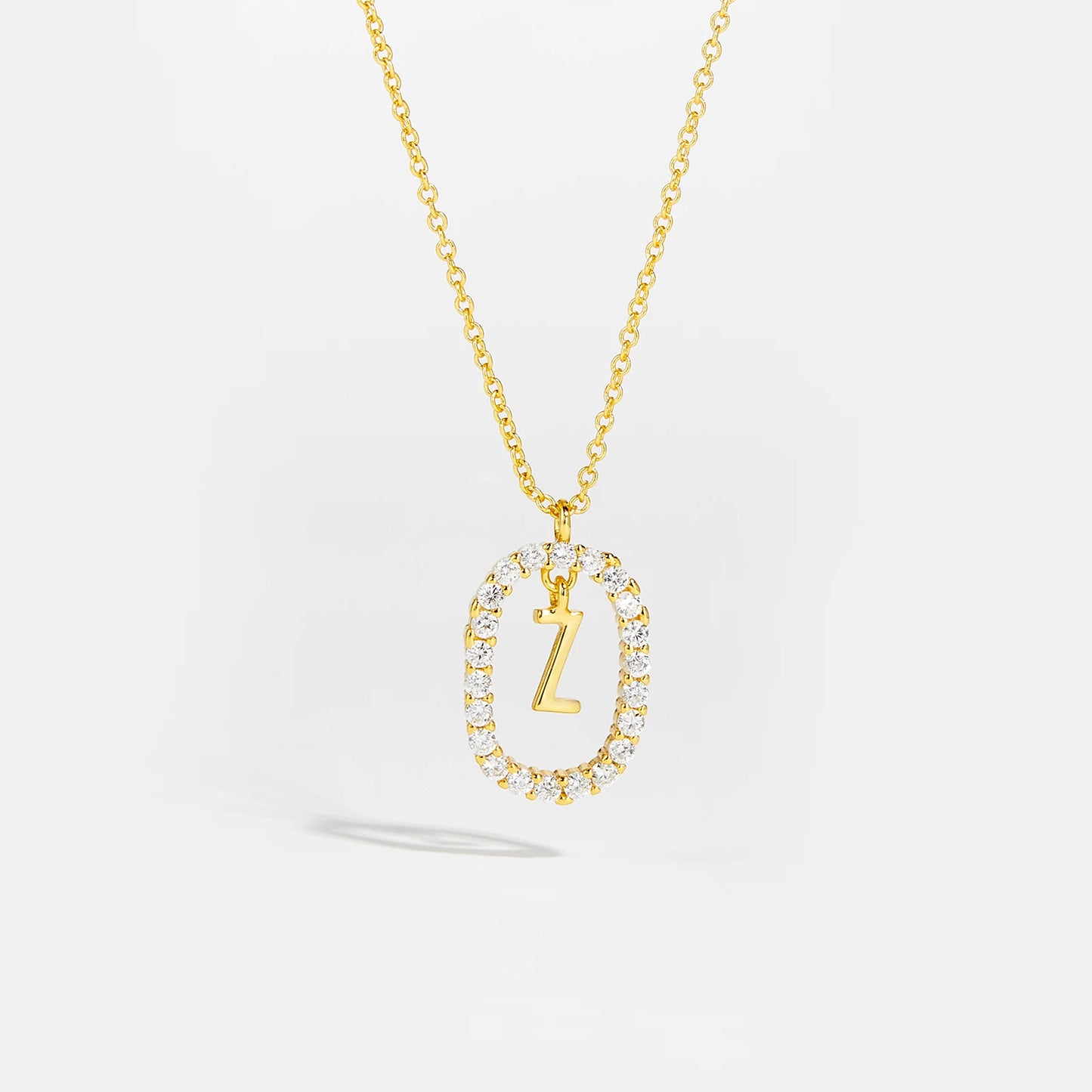 Eternal Initial Necklace - 925 Sterling Silver