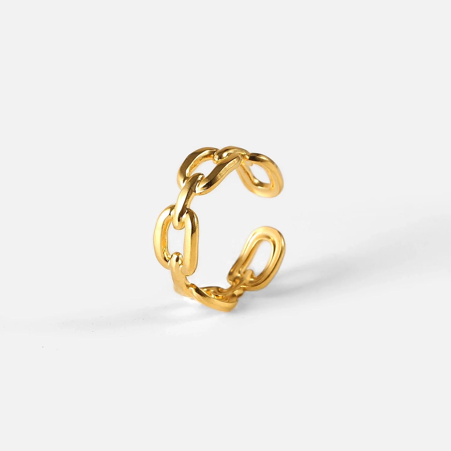 18k Adjustable Elegant Chain Linked Ring