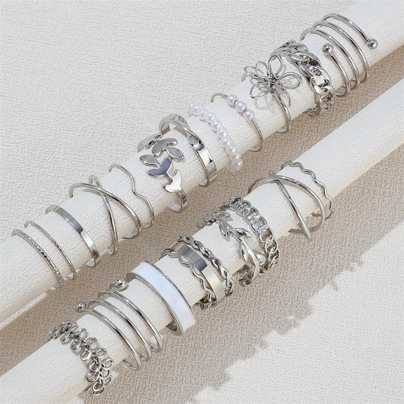 22pc Assorted Ring Stack