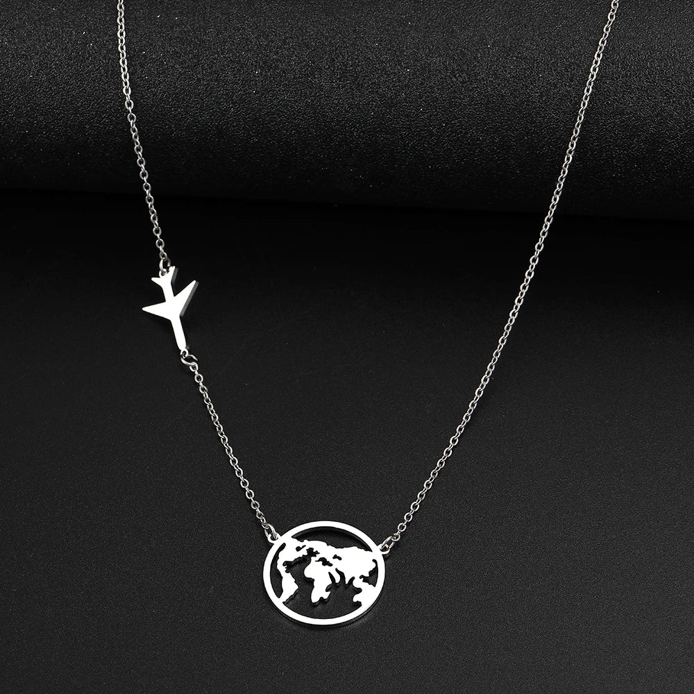 Around The World Travelers Necklace