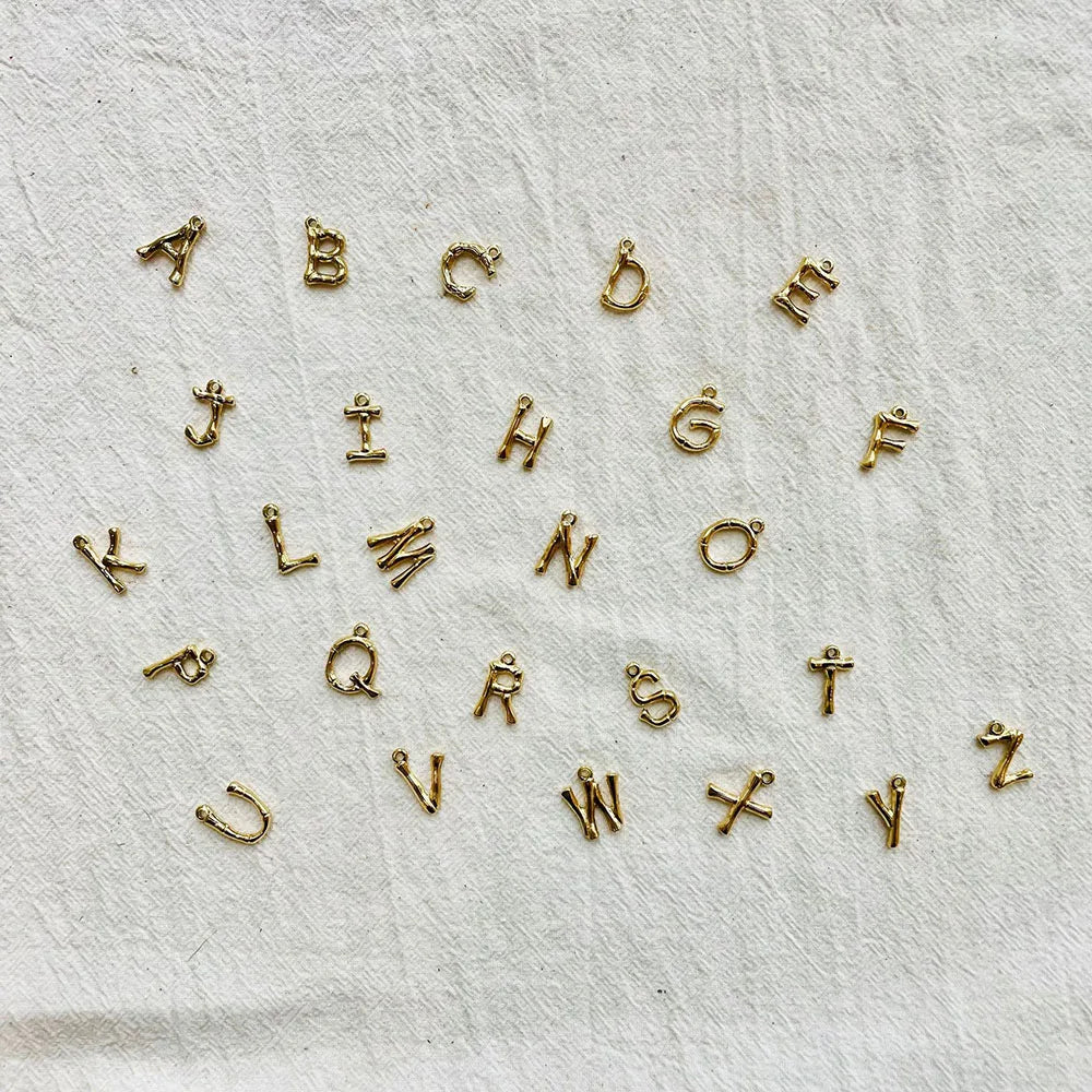 Personalized Summer Sea Shell Letter Initial Necklace