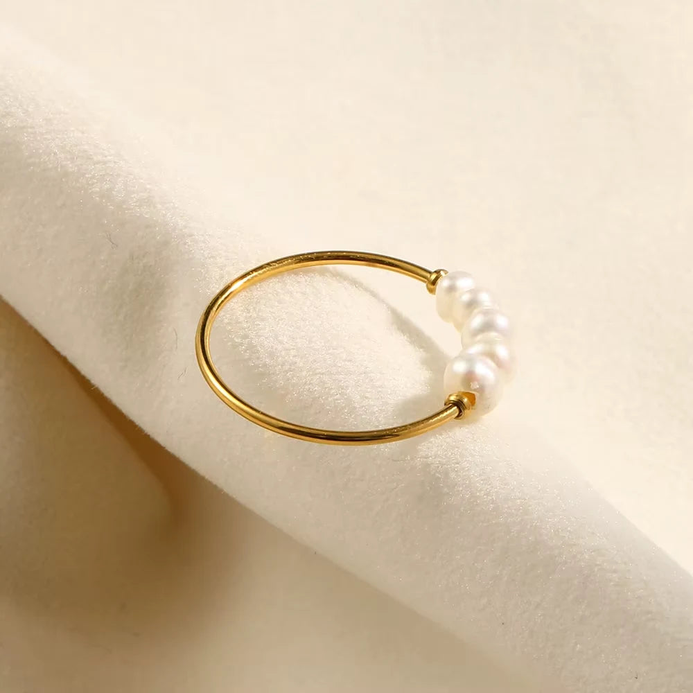 Lustrous Pearl Ring