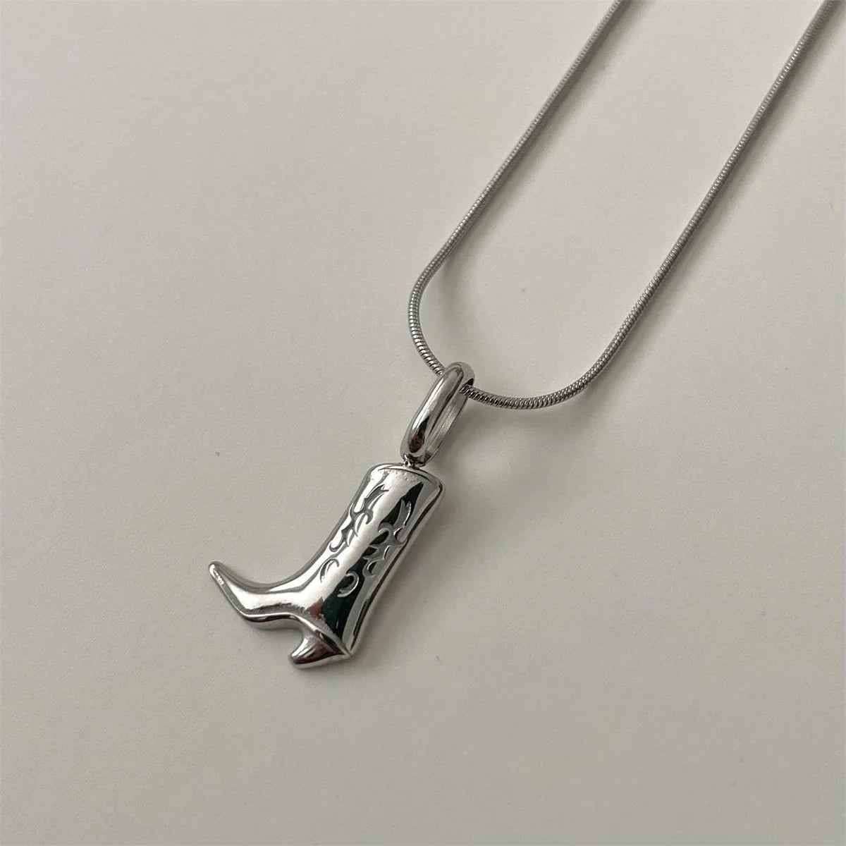 Dainty Country Boot Necklace