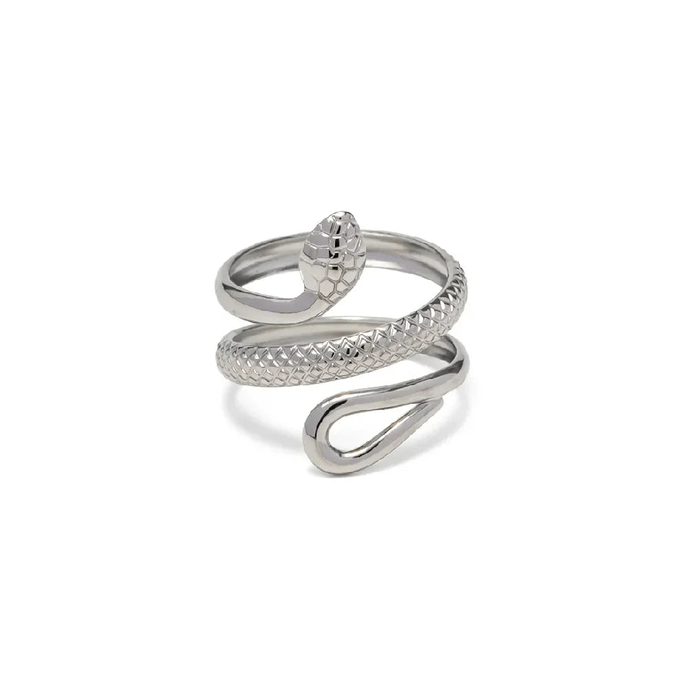 Adjustable Spiraling Snake Ring