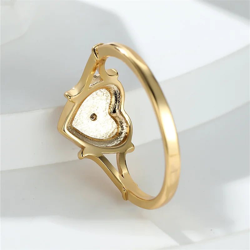 Antique Inspired Heart Ring