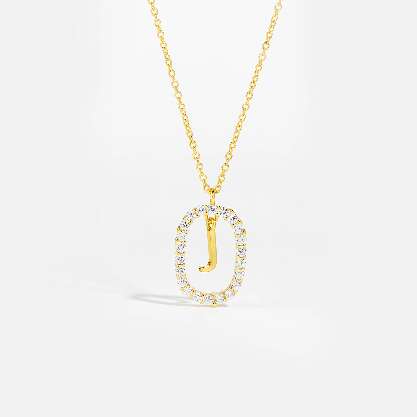 Eternal Initial Necklace - 925 Sterling Silver