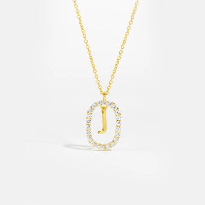 Eternal Initial Necklace - 925 Sterling Silver
