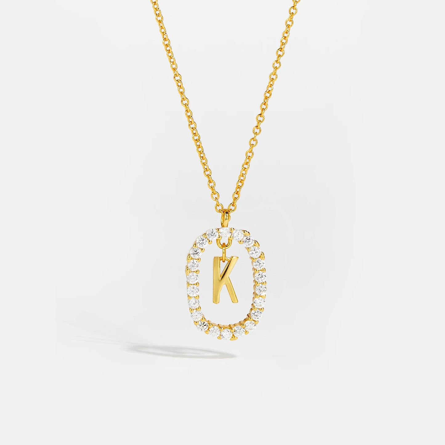 Eternal Initial Necklace - 925 Sterling Silver