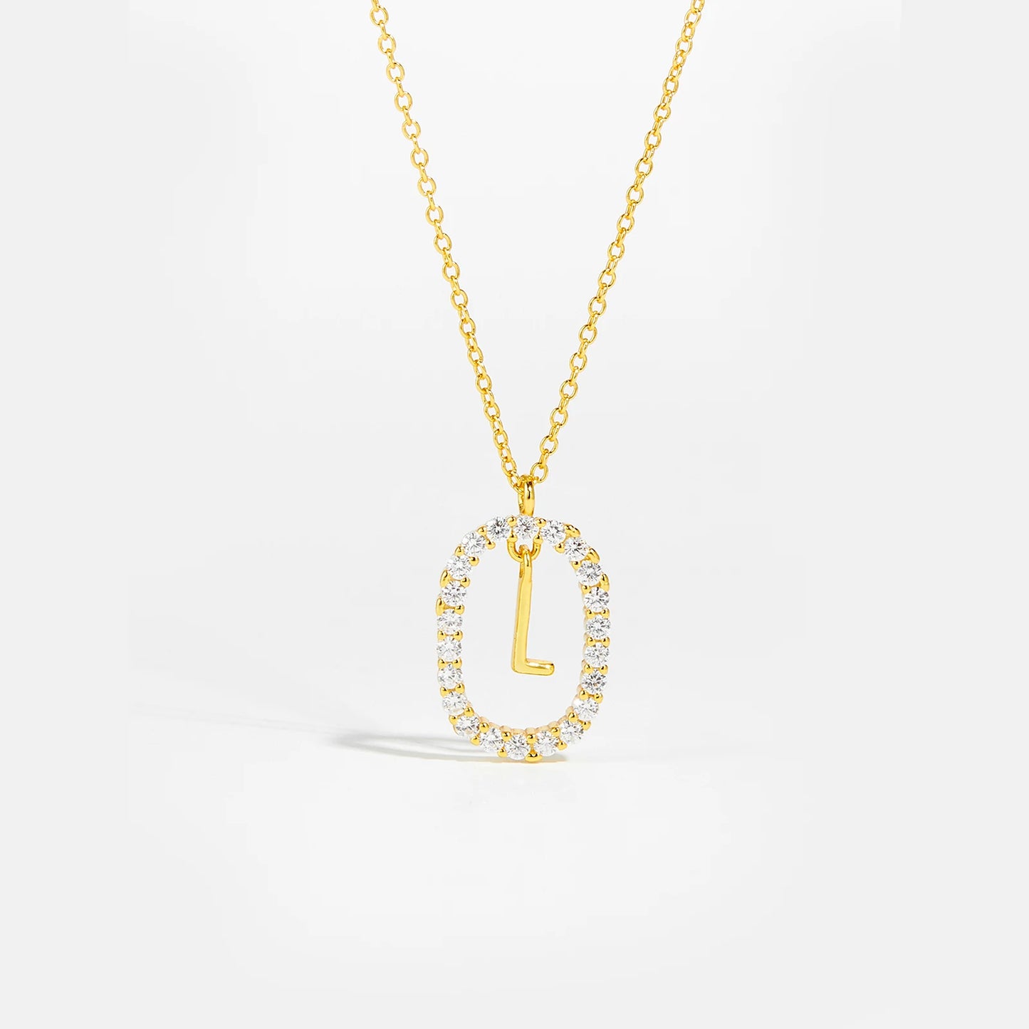 Eternal Initial Necklace - 925 Sterling Silver