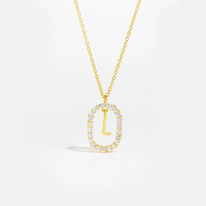 Eternal Initial Necklace - 925 Sterling Silver
