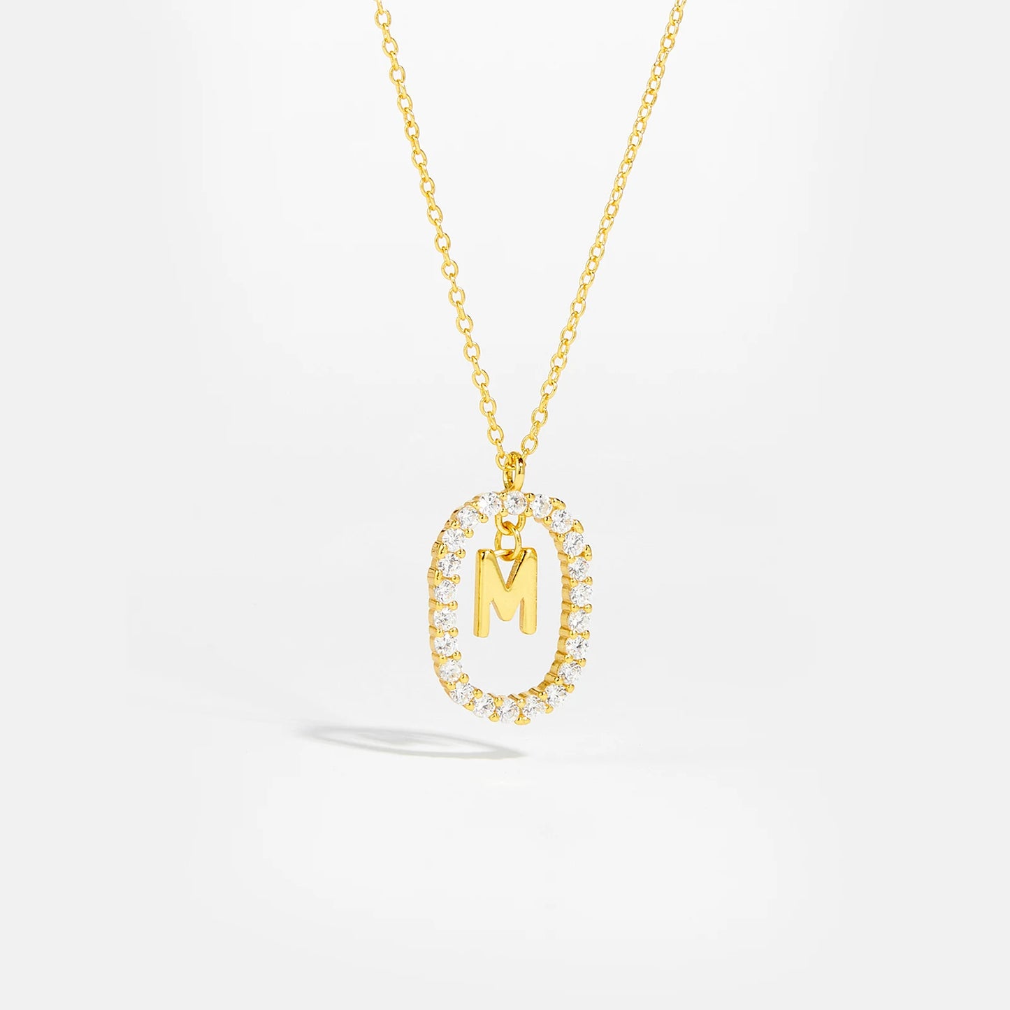 Eternal Initial Necklace - 925 Sterling Silver