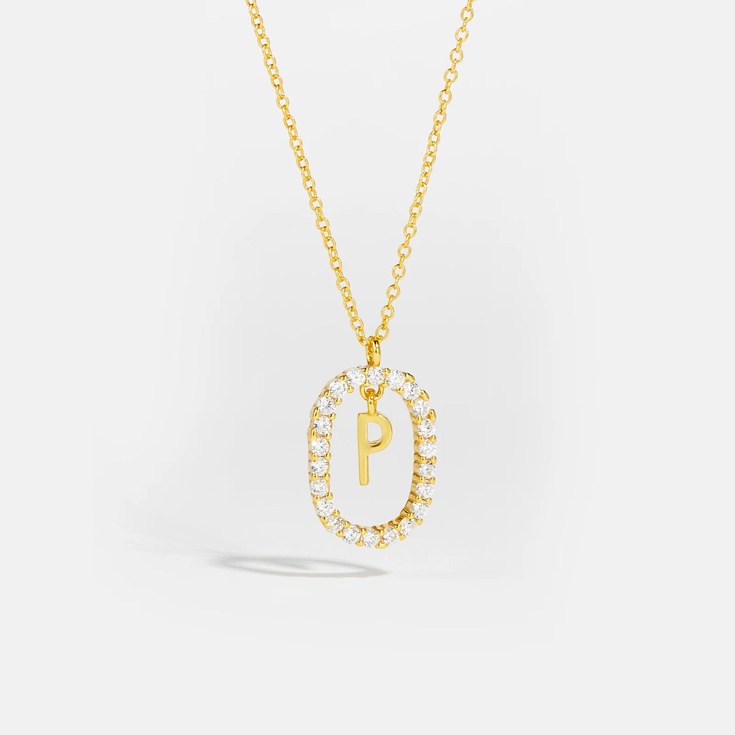 Eternal Initial Necklace - 925 Sterling Silver