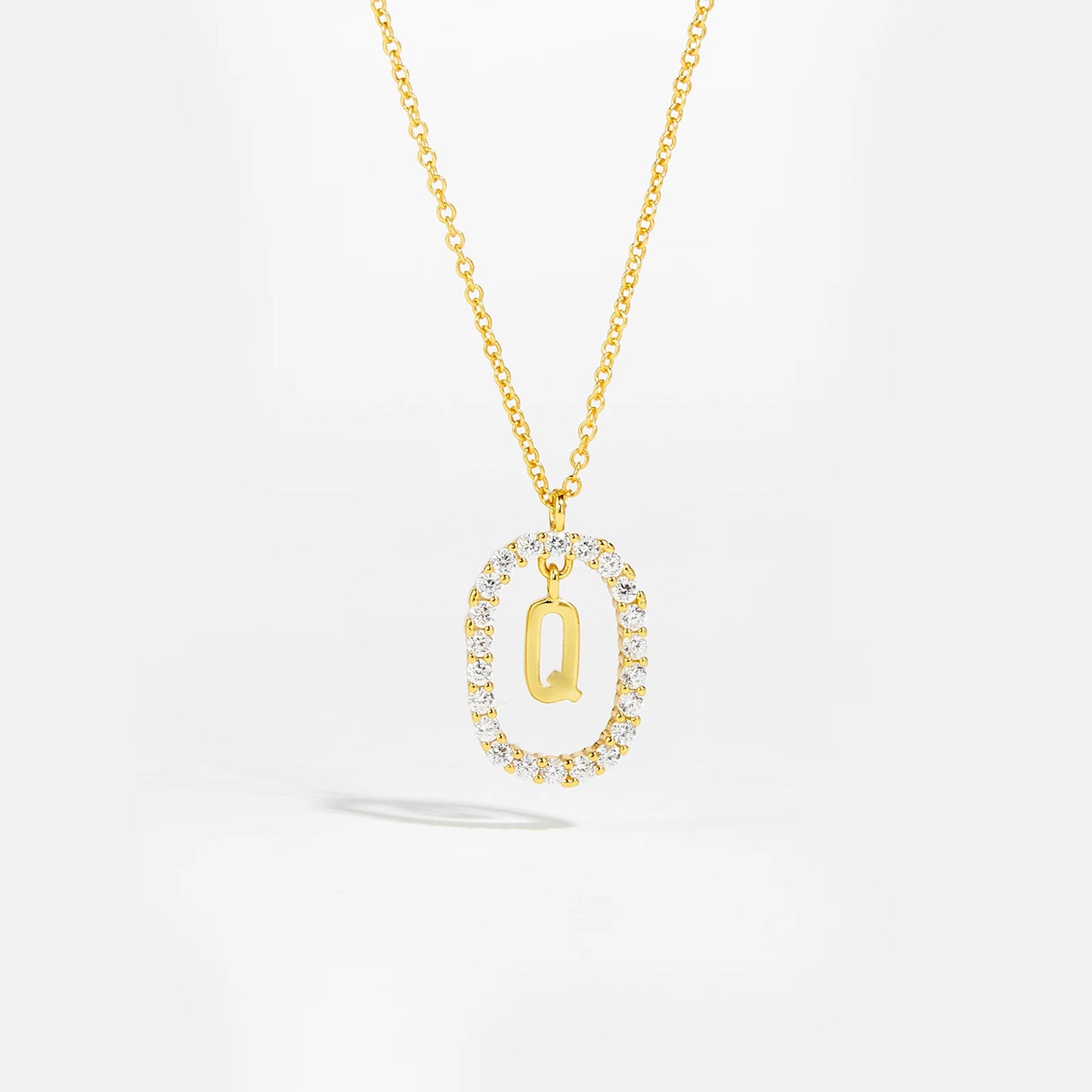 Eternal Initial Necklace - 925 Sterling Silver