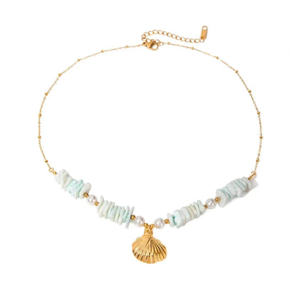 18k Boho Oceanic Sea Shell Necklaces