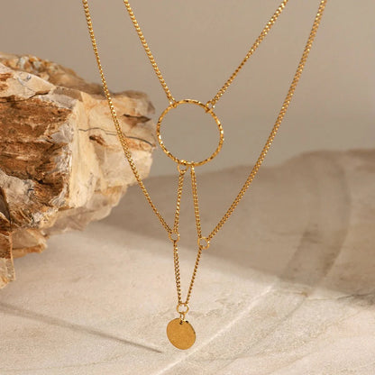 18k Dainty Layered Constellation Necklace