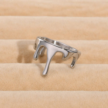 18k Minimal Melting Ring