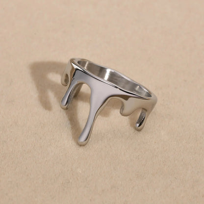 18k Minimal Melting Ring