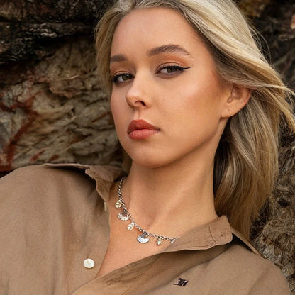 18k Summer Beach Sea Shell Necklace