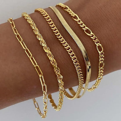 5pc Classic Bracelets Stack