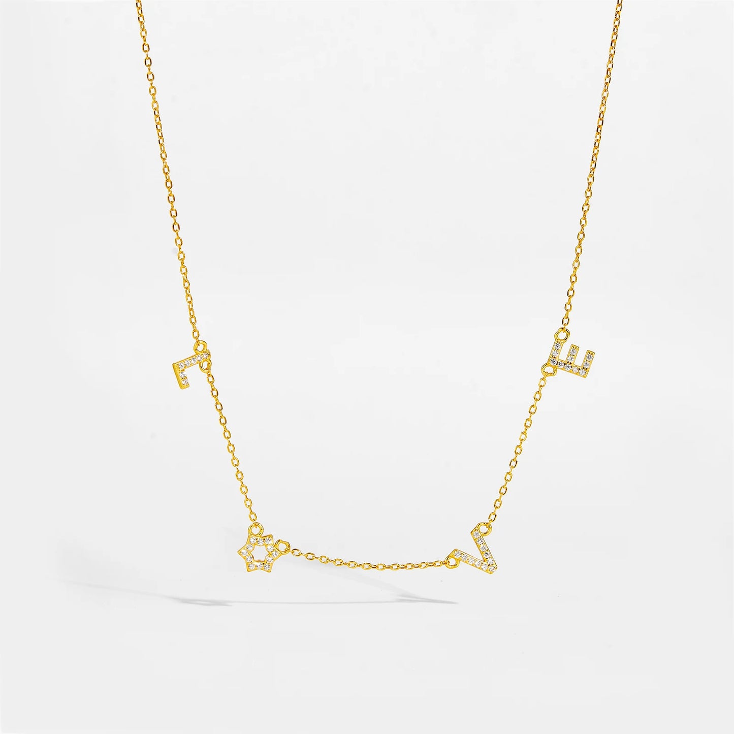 Liefdesbrief ketting - 925 sterling zilver