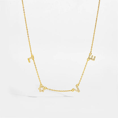 Liefdesbrief ketting - 925 sterling zilver