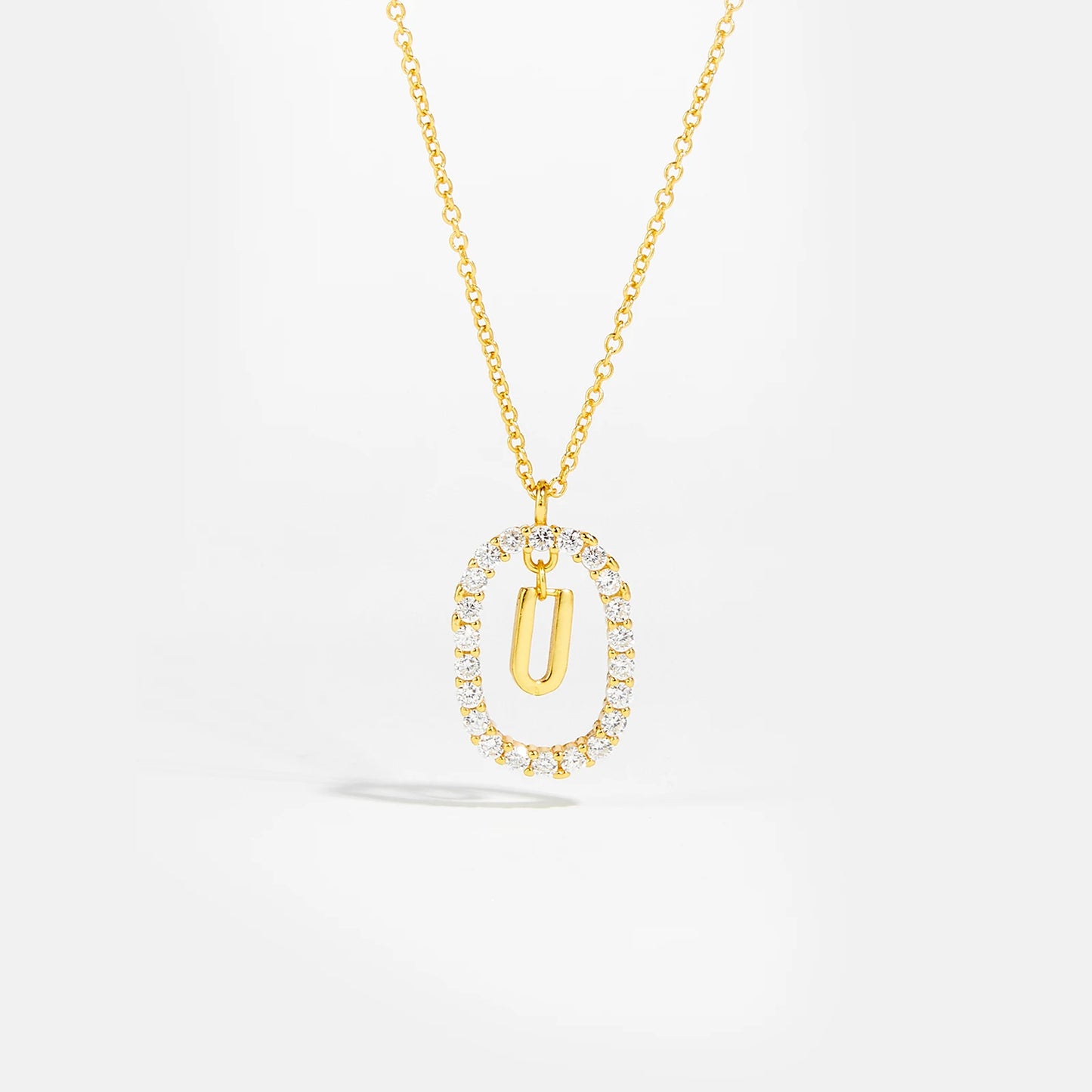 Eternal Initial Necklace - 925 Sterling Silver