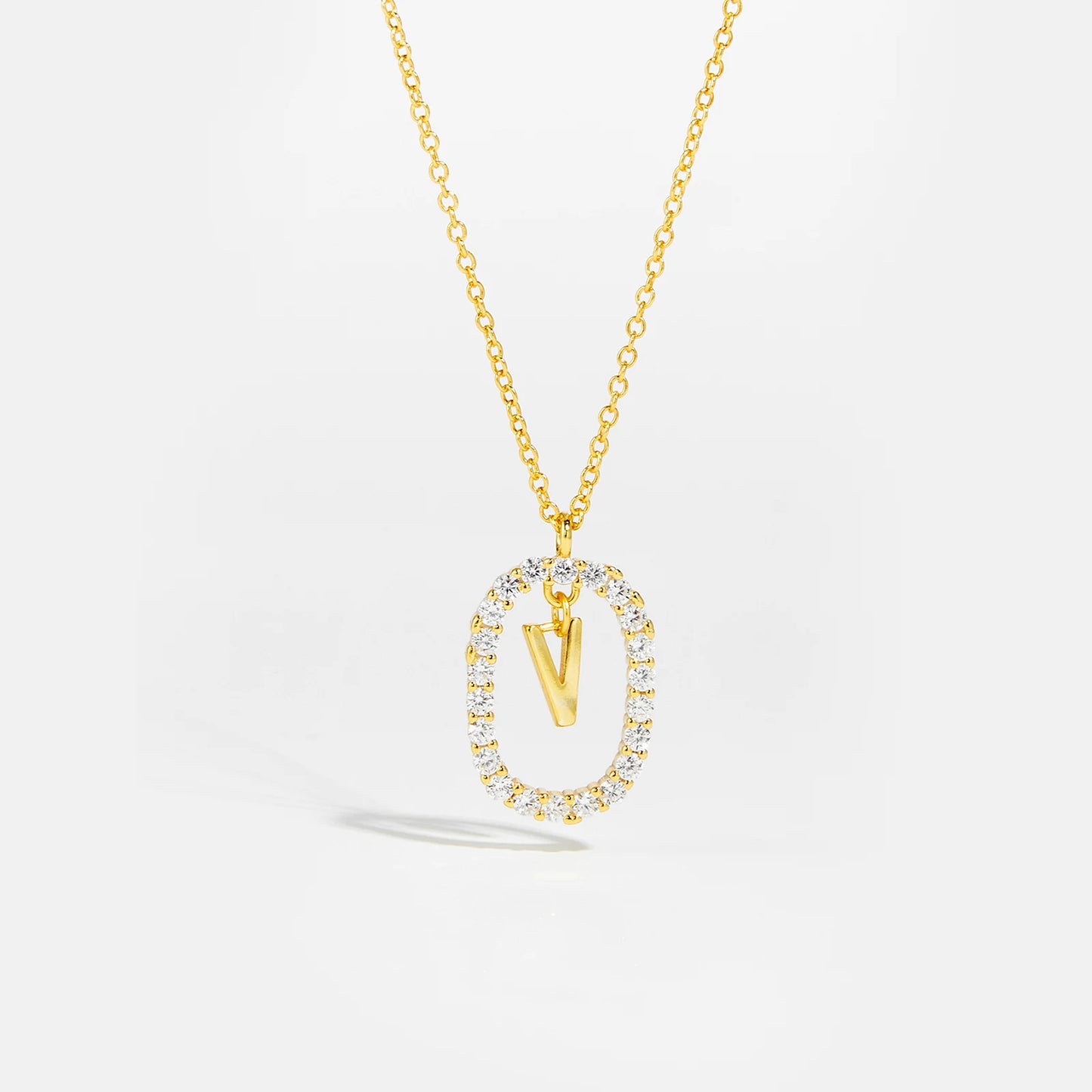 Eternal Initial Necklace - 925 Sterling Silver