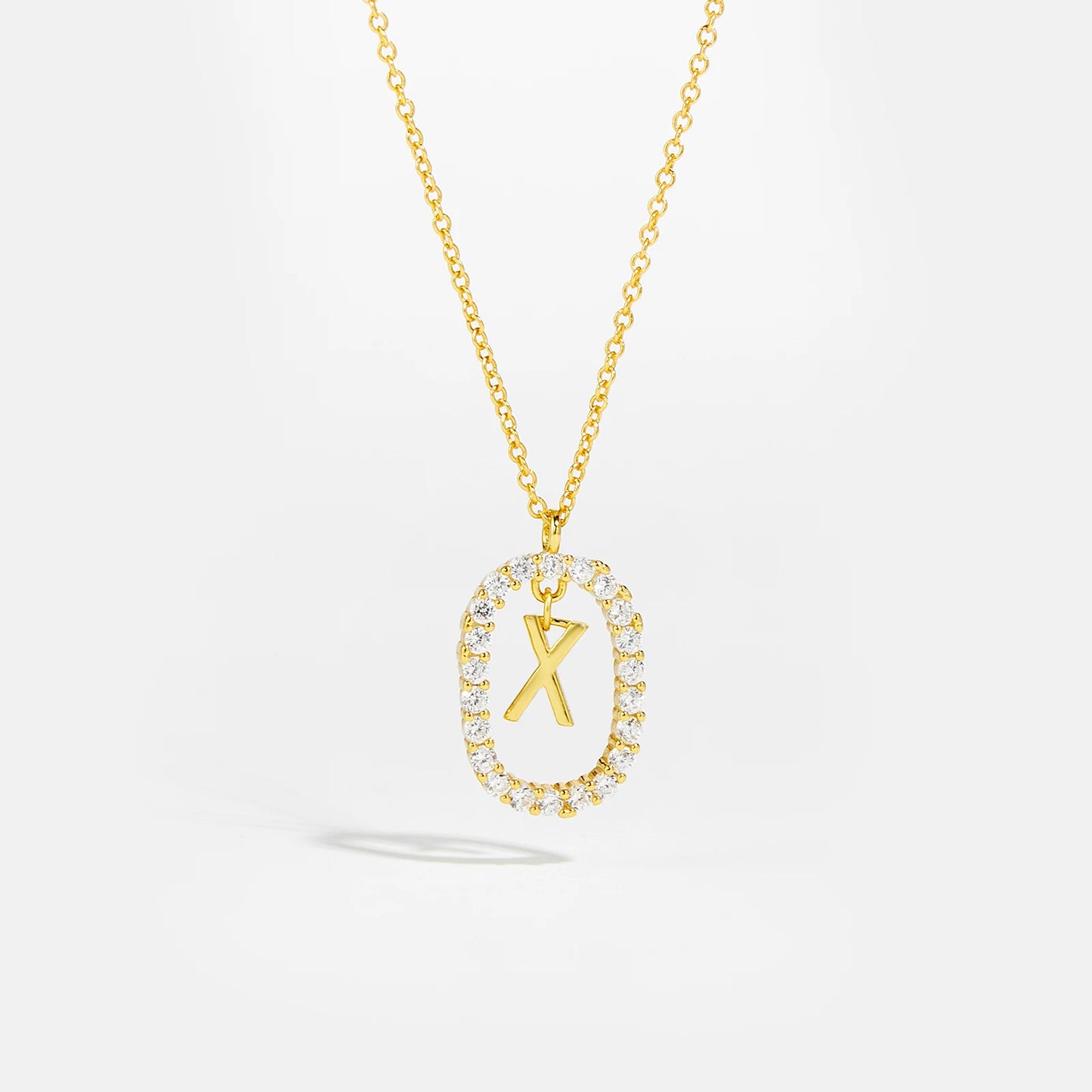 Eternal Initial Necklace - 925 Sterling Silver