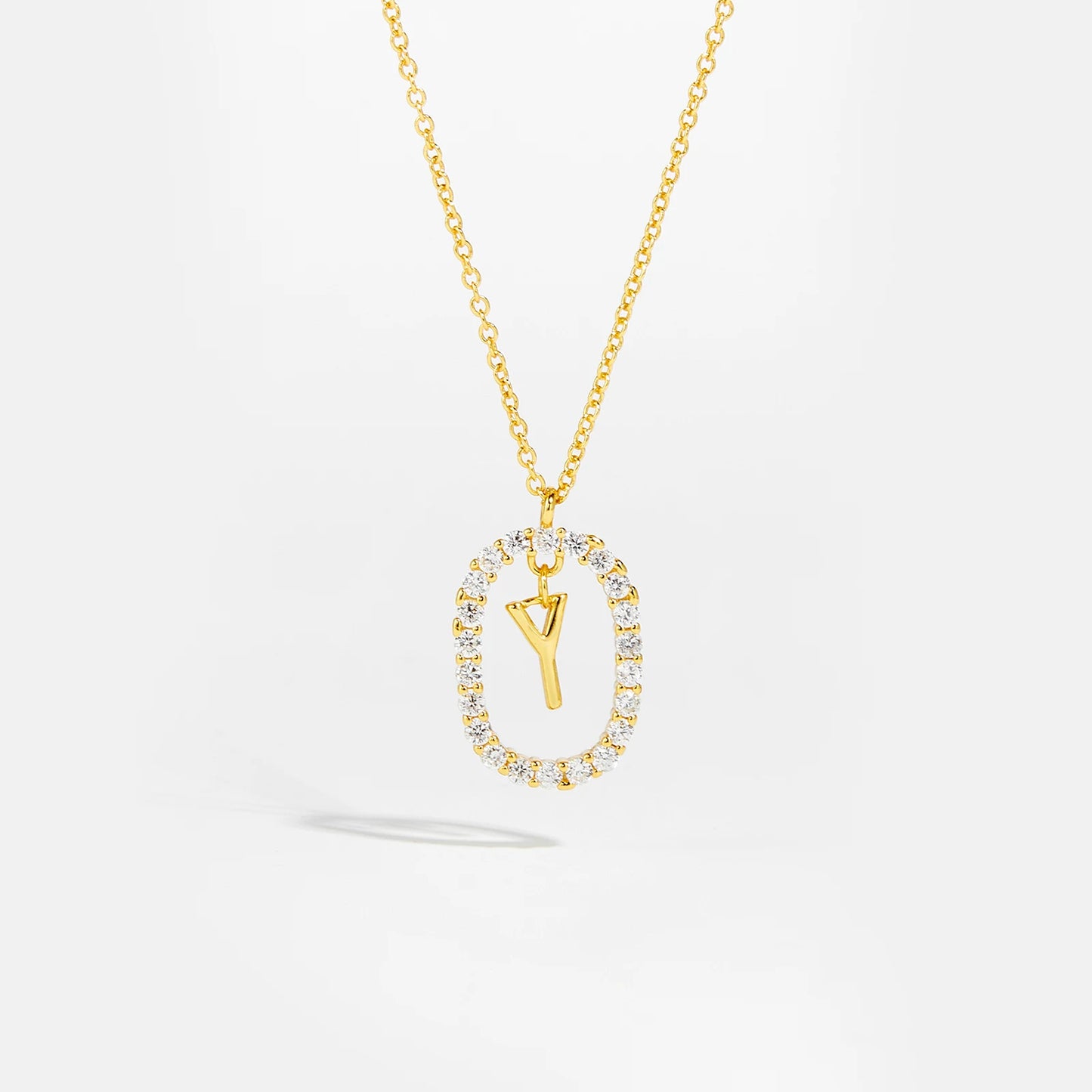 Eternal Initial Necklace - 925 Sterling Silver