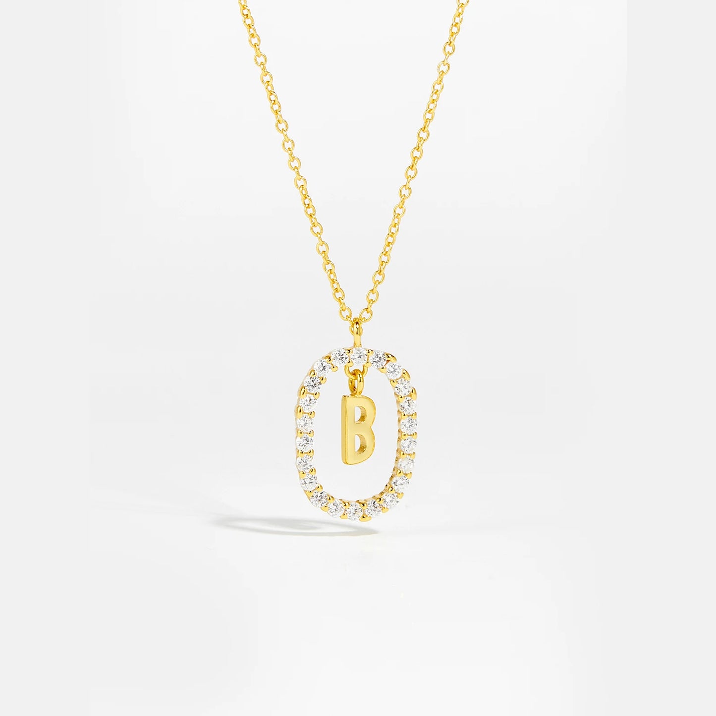 Eternal Initial Necklace - 925 Sterling Silver