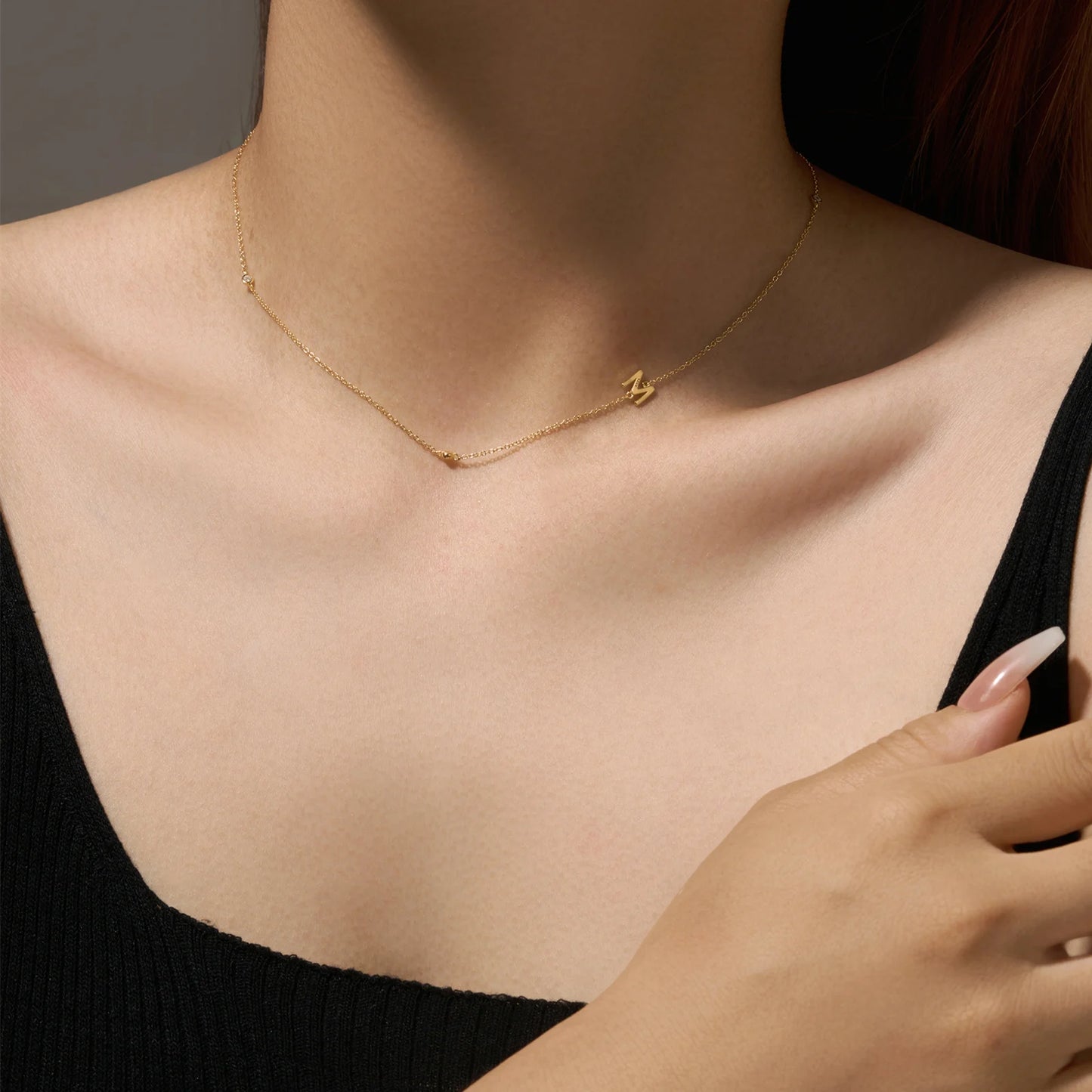 Savia Initial Necklace