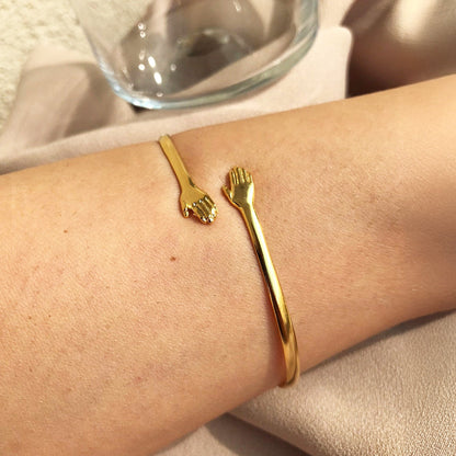 Romantic Warm Hug Bangle Bracelet