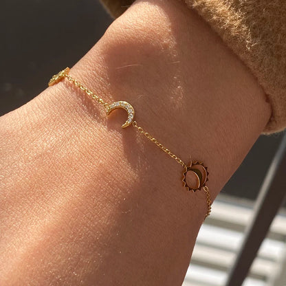 Ster &amp; Maan Armband