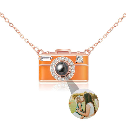 Dainty Camera Custom Personalized Necklace