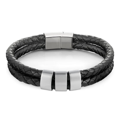 Minimal Personalized Name(s) Leather Bracelet