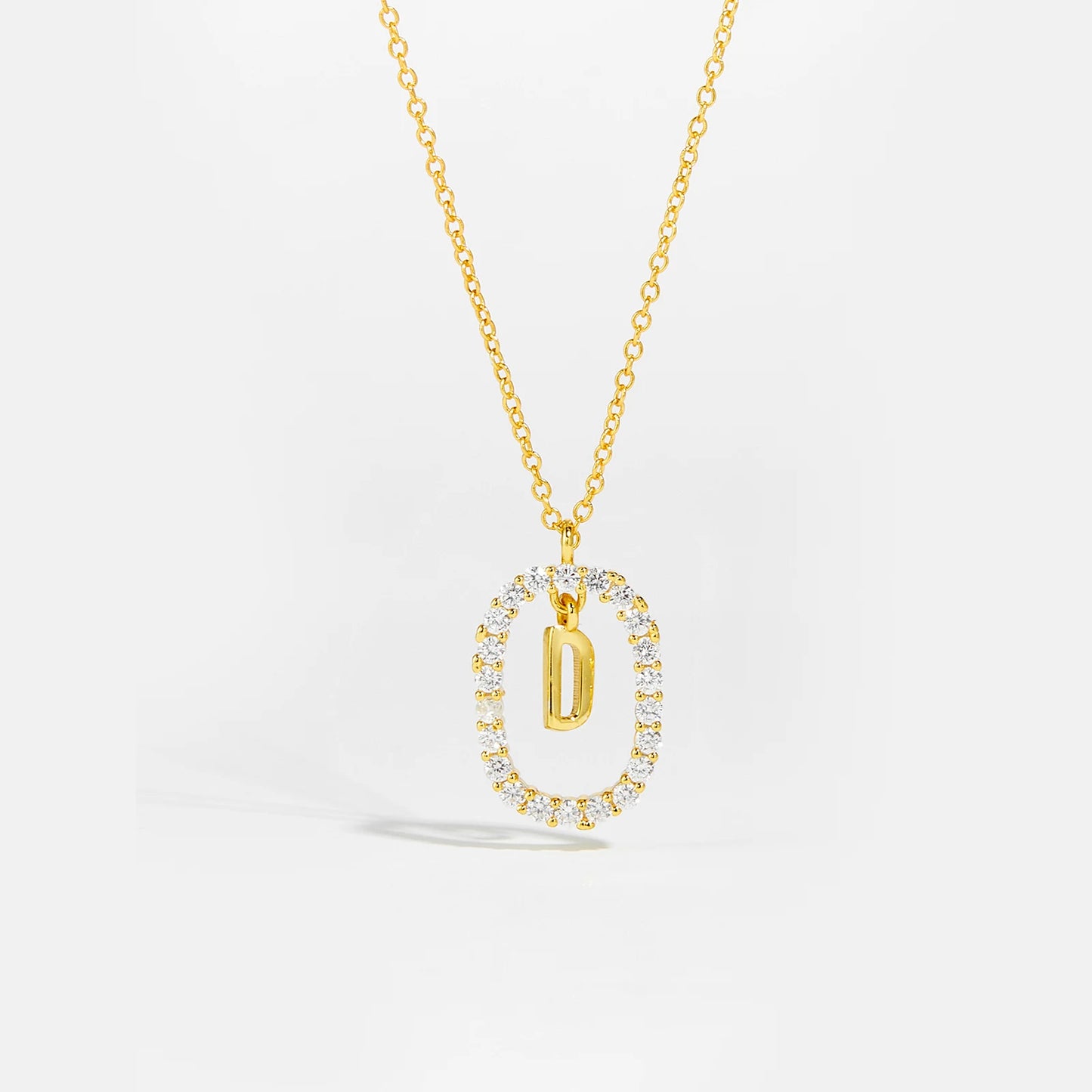 Eternal Initial Necklace - 925 Sterling Silver