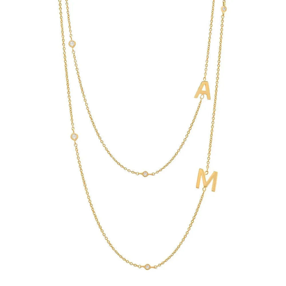 Savia Initial Necklace