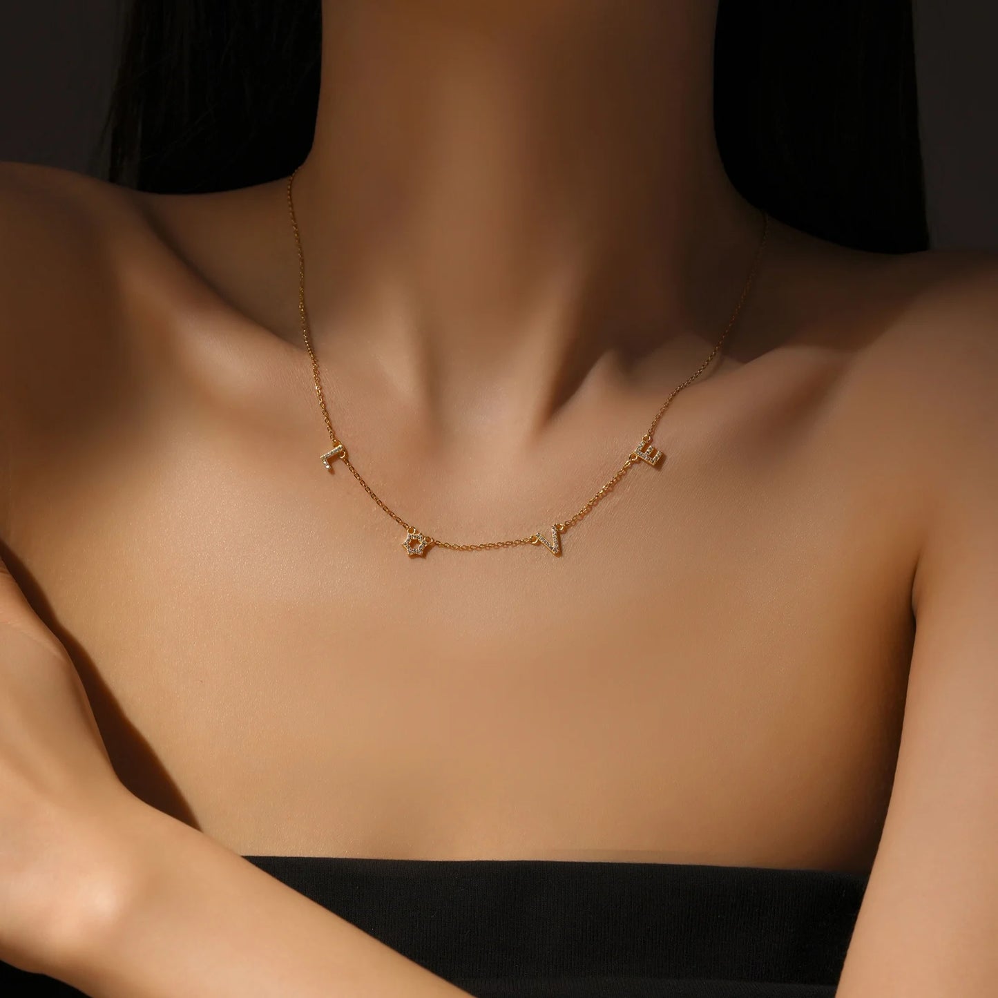 Liefdesbrief ketting - 925 sterling zilver