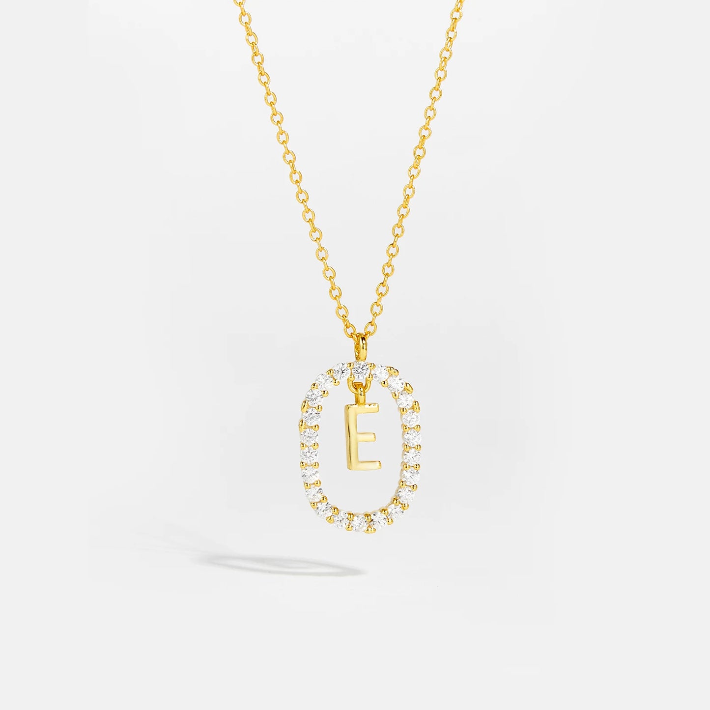 Eternal Initial Necklace - 925 Sterling Silver