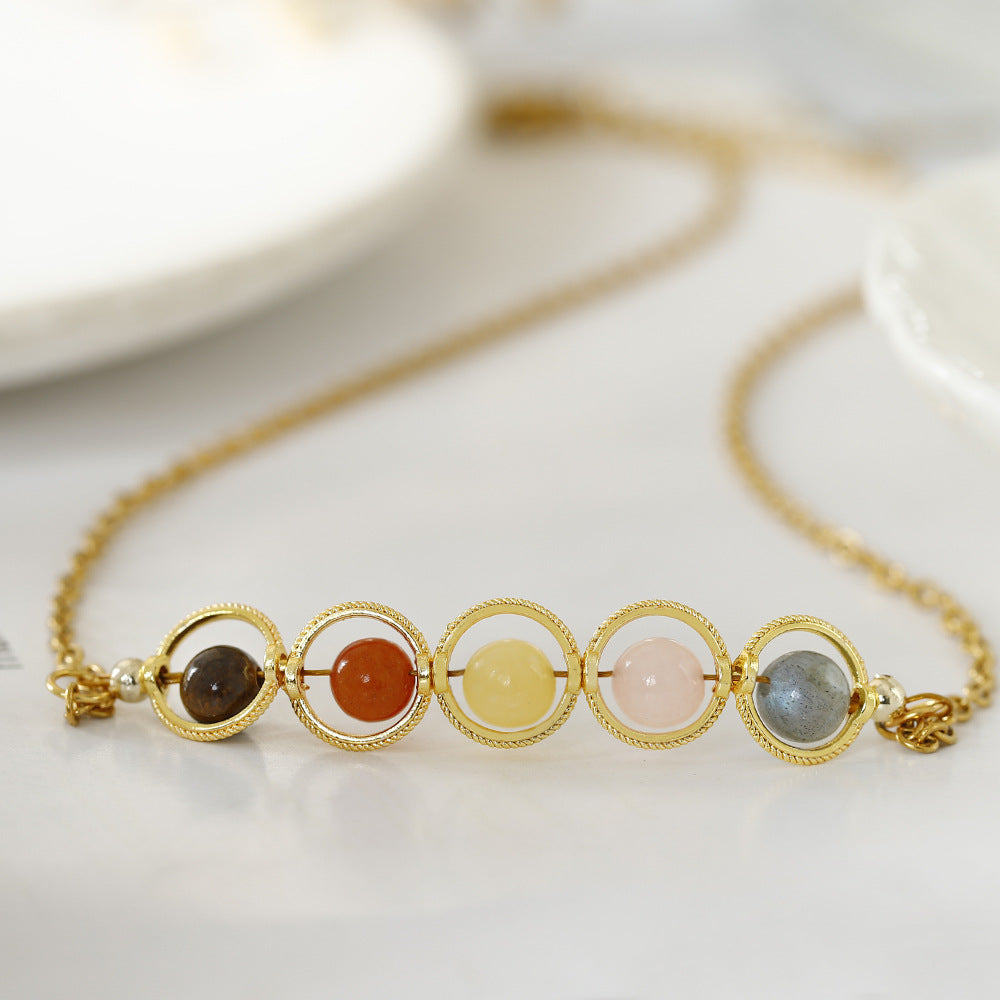 Dainty Handmade Zodiac Stones Necklace