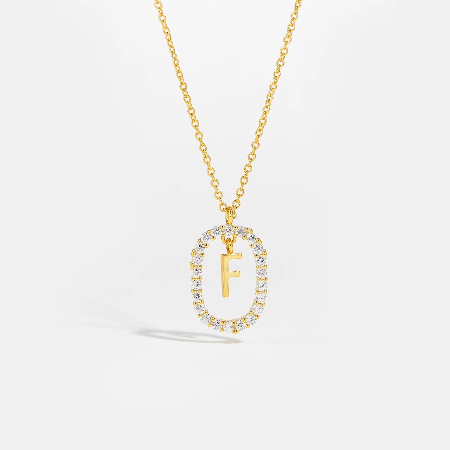 Eternal Initial Necklace - 925 Sterling Silver