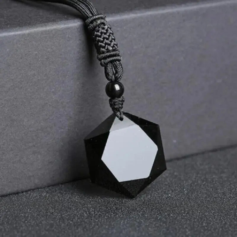 Energetic Protection Obsidian Stone Necklace