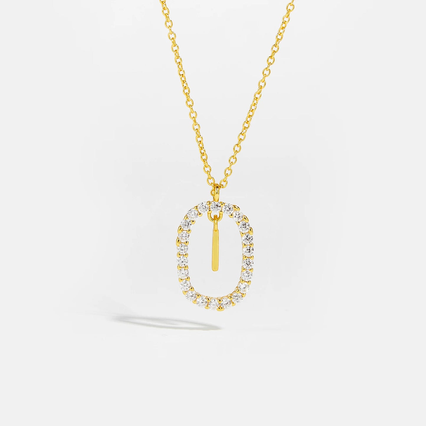 Eternal Initial Necklace - 925 Sterling Silver