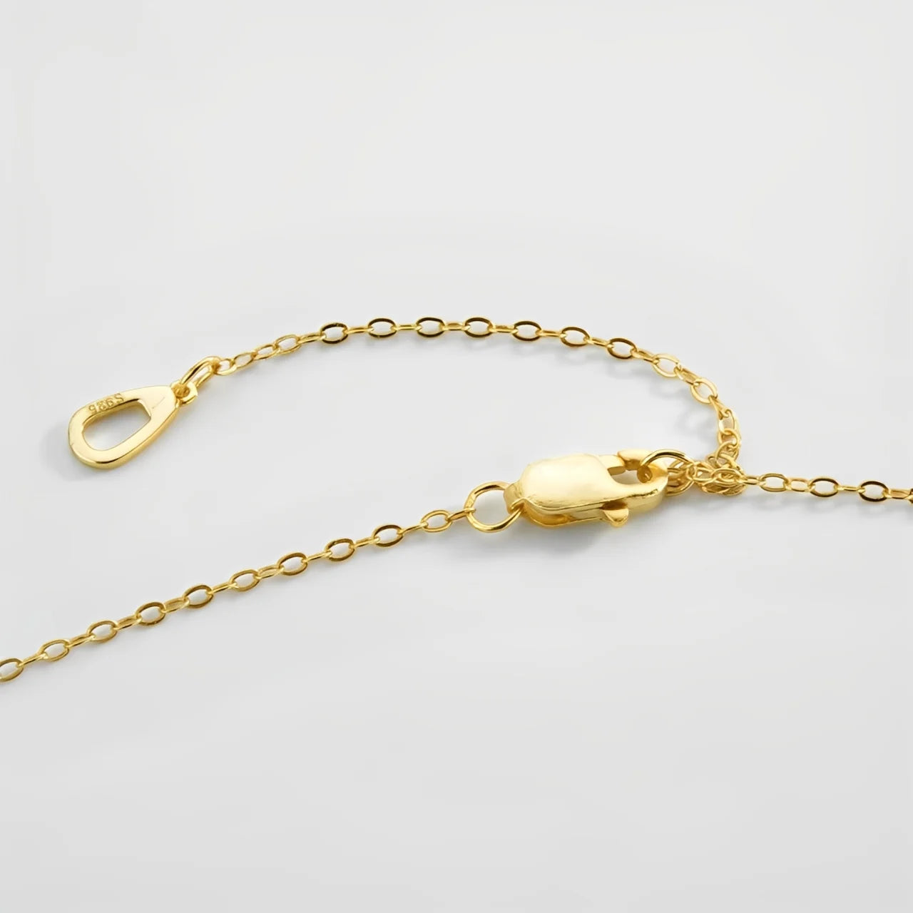 Crystal Choker Necklace - 925 Sterling Silver