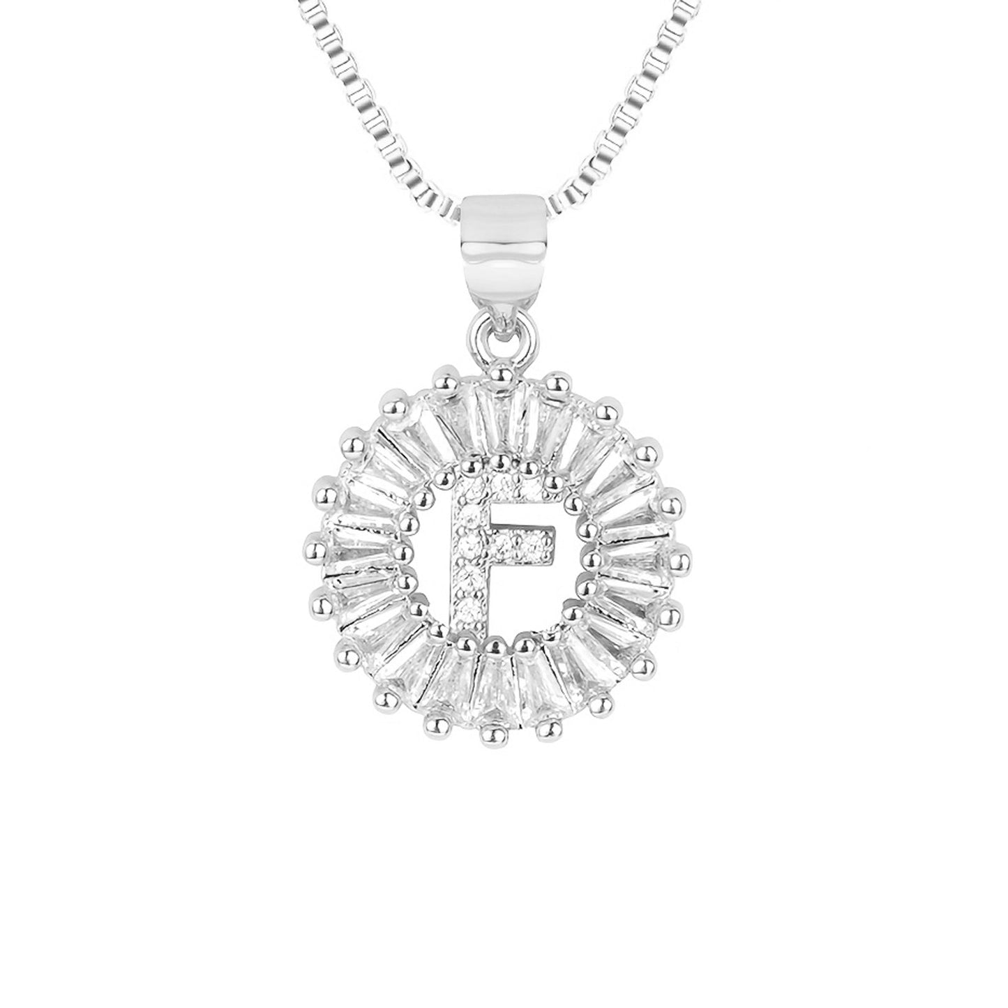 Circle Initial Necklace