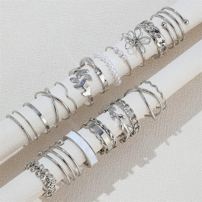 22pc Assorted Ring Stack
