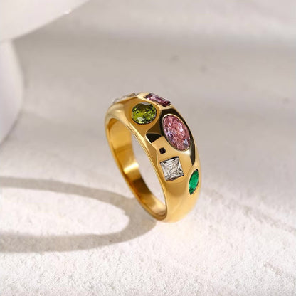 Chunky Gem Mine Ring