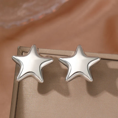 Flashy Star Stud Earrings