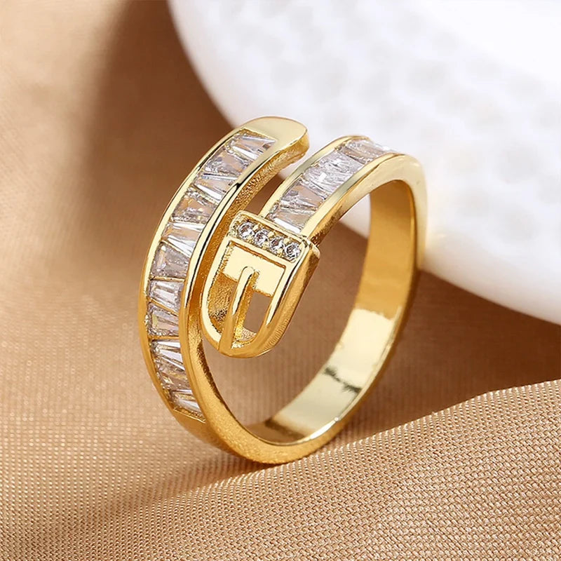 Diamond Belt Ring
