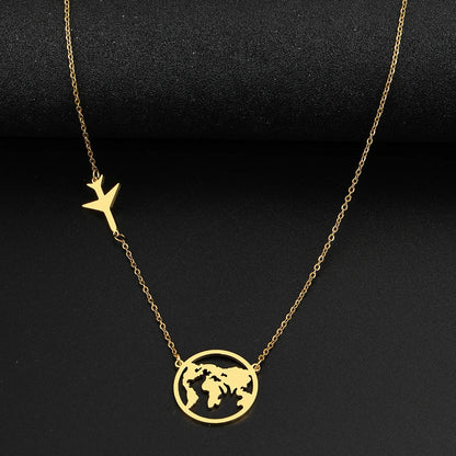 Around The World Travelers Necklace